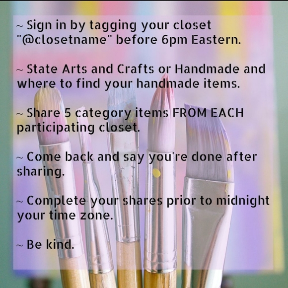 7/22 ARTS, CRAFTS AND HANDMADE SHARE GROUP - Picture 2 of 2